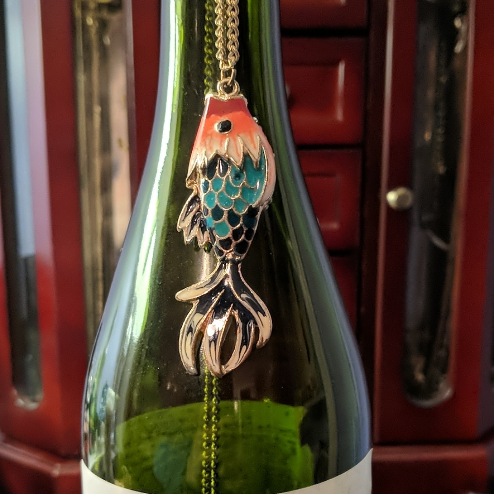 Koi fish necklace
